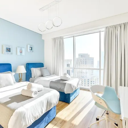 Luxury Jbr I Al Fattan Full Sea View I Free 5 Star Beach Resorts Access Дубай Екстер'єр фото